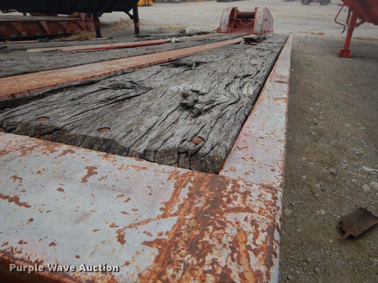 image for item ER9253 1981 Clark lowboy equipment trailer