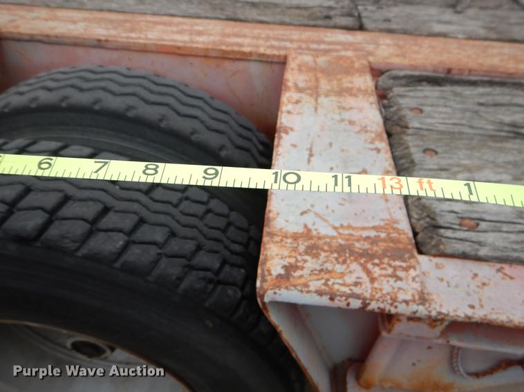 image for item ER9253 1981 Clark lowboy equipment trailer