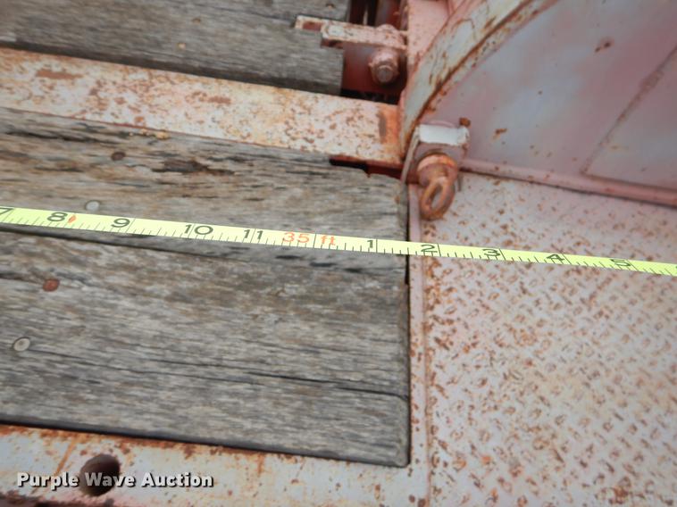 image for item ER9253 1981 Clark lowboy equipment trailer