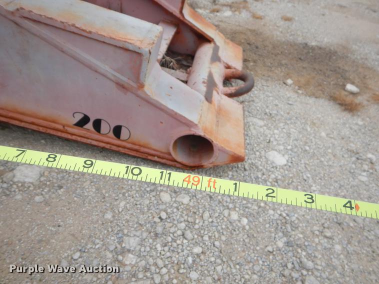 image for item ER9253 1981 Clark lowboy equipment trailer
