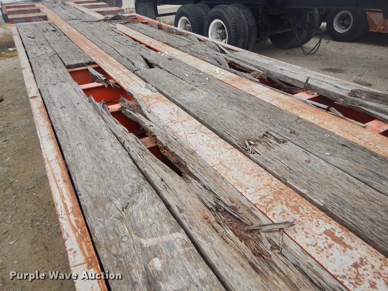 image for item ER9253 1981 Clark lowboy equipment trailer