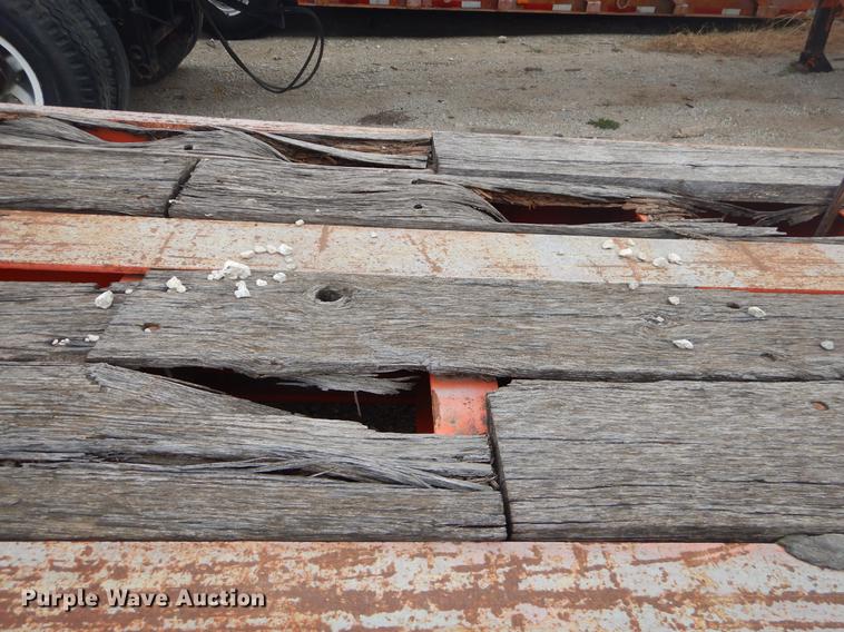 image for item ER9253 1981 Clark lowboy equipment trailer