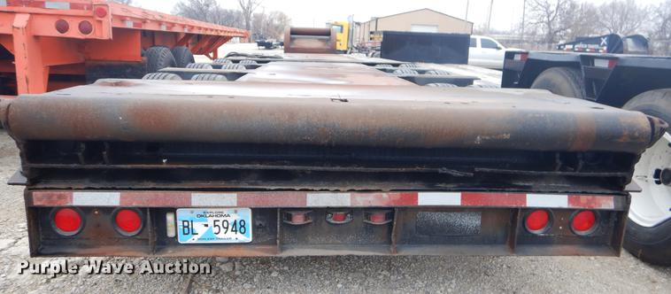 image for item ER9255 1974 Birmingham 1240FLATZA drop deck equipment trailer