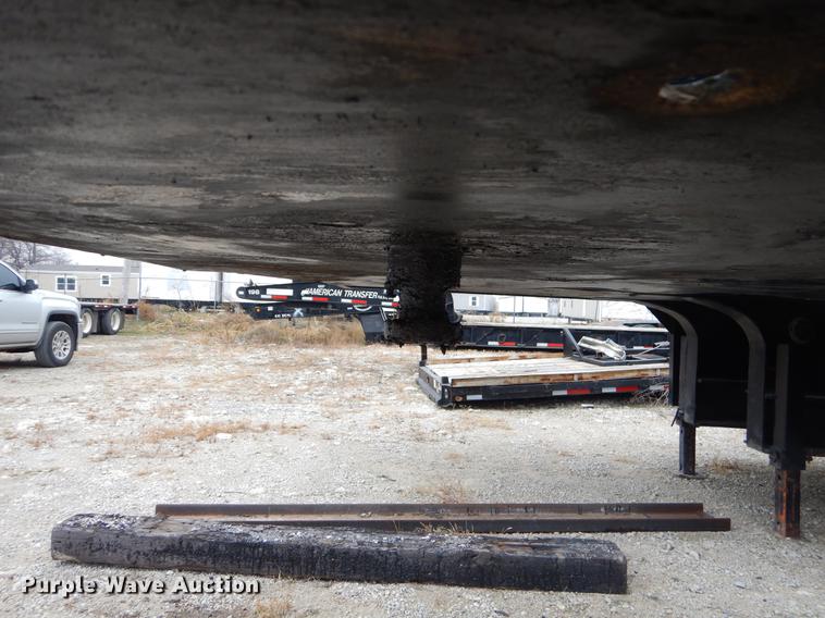 image for item ER9255 1974 Birmingham 1240FLATZA drop deck equipment trailer