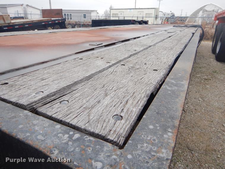 image for item ER9255 1974 Birmingham 1240FLATZA drop deck equipment trailer
