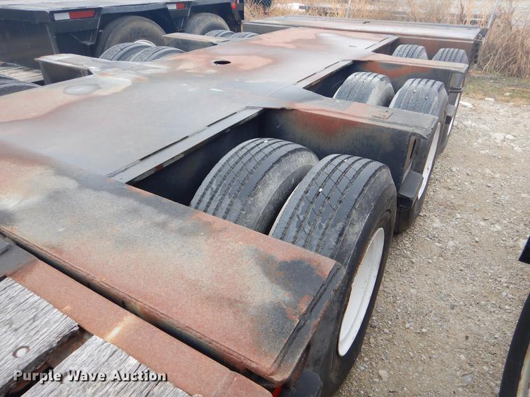 image for item ER9255 1974 Birmingham 1240FLATZA drop deck equipment trailer