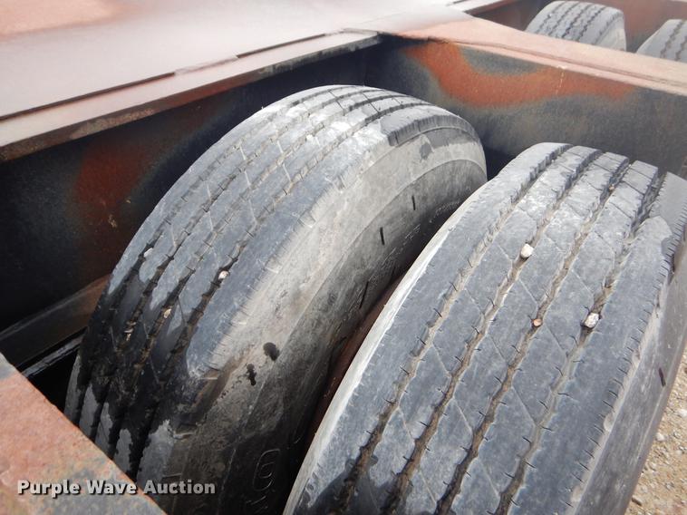 image for item ER9255 1974 Birmingham 1240FLATZA drop deck equipment trailer