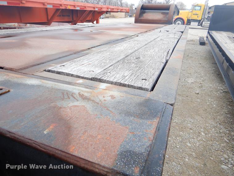 image for item ER9255 1974 Birmingham 1240FLATZA drop deck equipment trailer