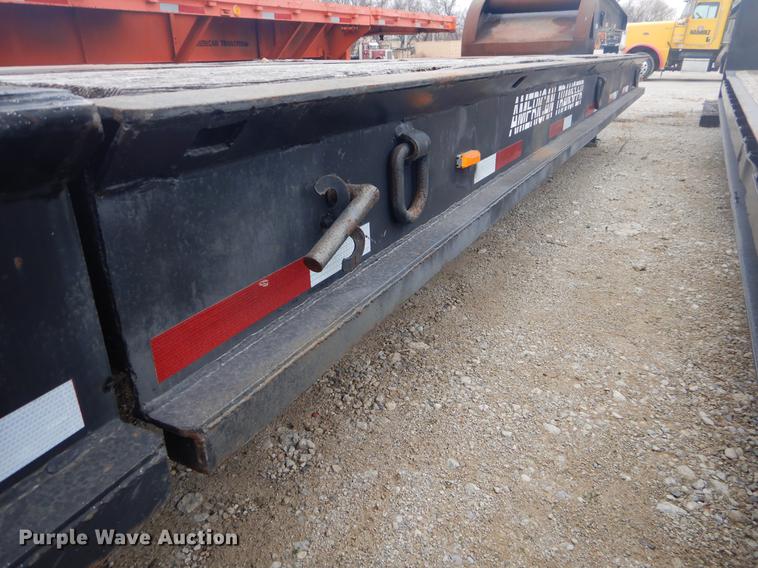 image for item ER9255 1974 Birmingham 1240FLATZA drop deck equipment trailer