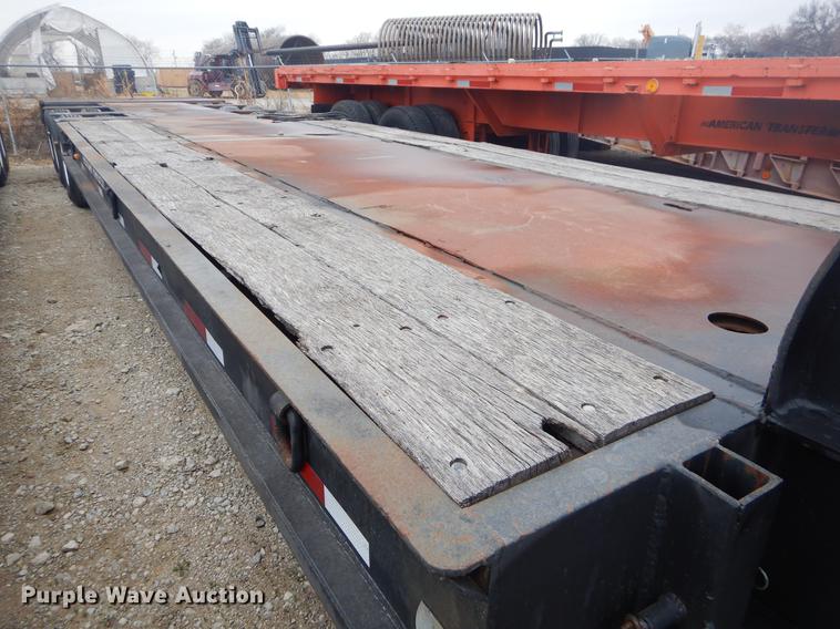 image for item ER9255 1974 Birmingham 1240FLATZA drop deck equipment trailer