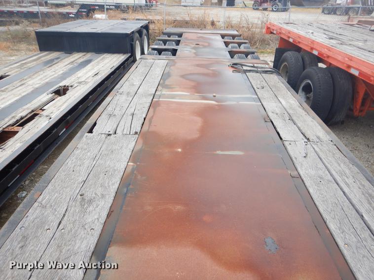 image for item ER9255 1974 Birmingham 1240FLATZA drop deck equipment trailer