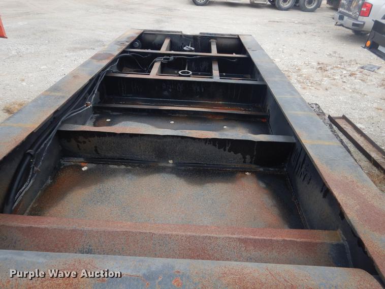 image for item ER9255 1974 Birmingham 1240FLATZA drop deck equipment trailer