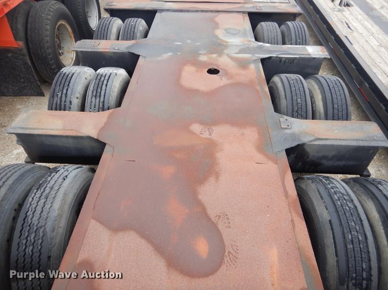 image for item ER9255 1974 Birmingham 1240FLATZA drop deck equipment trailer