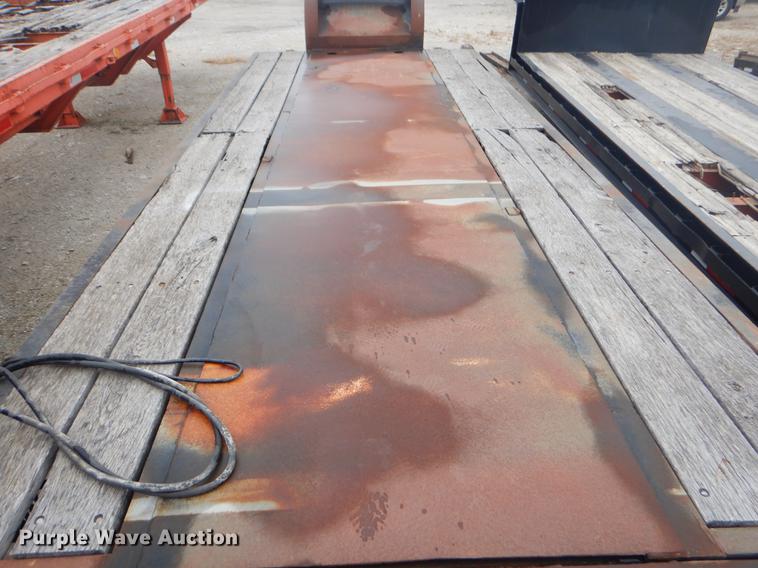 image for item ER9255 1974 Birmingham 1240FLATZA drop deck equipment trailer