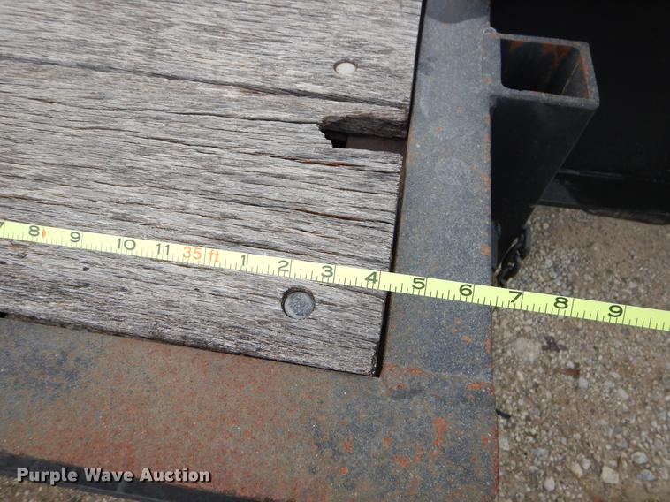 image for item ER9255 1974 Birmingham 1240FLATZA drop deck equipment trailer