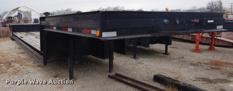 image for item ER9256 1980 Hercules drop deck trailer
