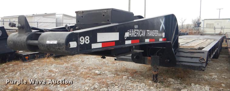 image for item ER9257 1970 Birmingham lowboy equipment trailer