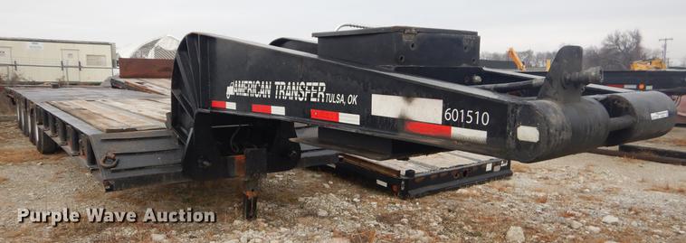 image for item ER9257 1970 Birmingham lowboy equipment trailer