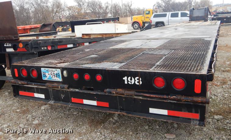 image for item ER9257 1970 Birmingham lowboy equipment trailer