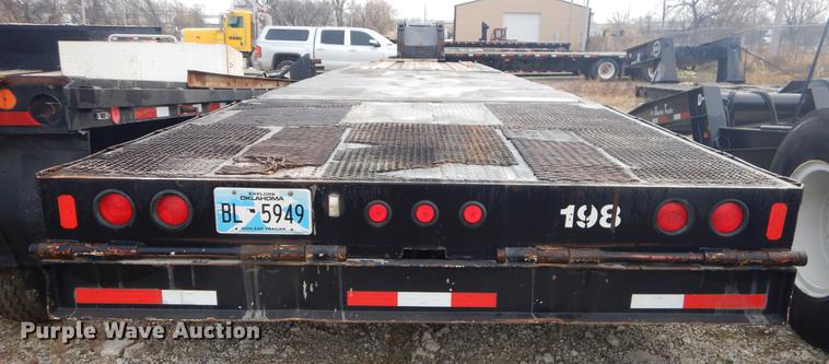 image for item ER9257 1970 Birmingham lowboy equipment trailer
