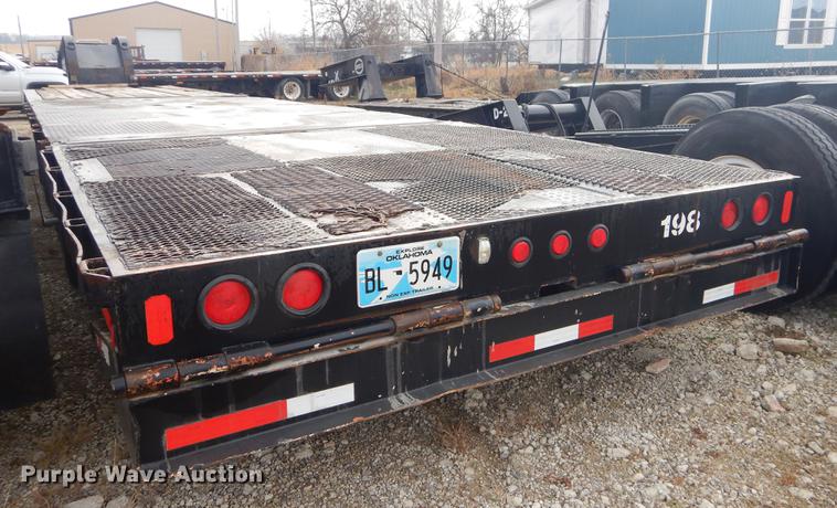 image for item ER9257 1970 Birmingham lowboy equipment trailer