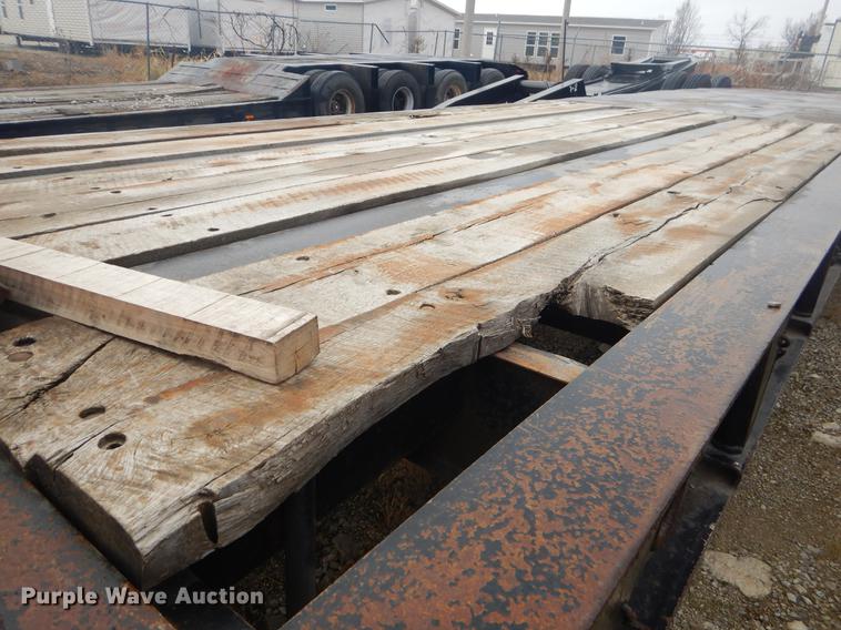 image for item ER9257 1970 Birmingham lowboy equipment trailer