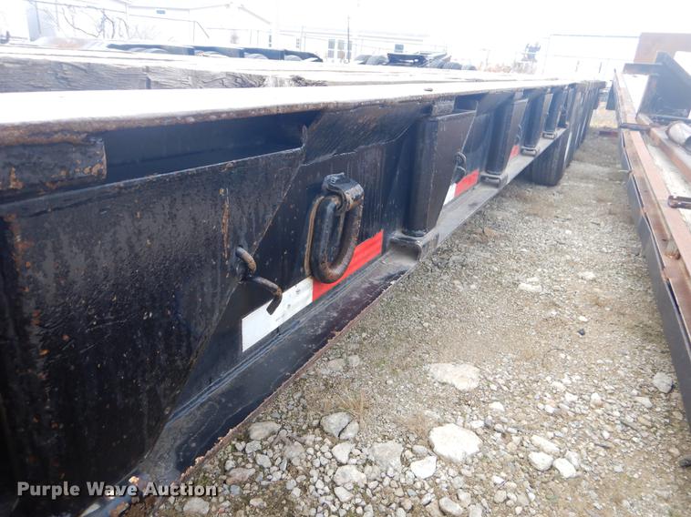 image for item ER9257 1970 Birmingham lowboy equipment trailer