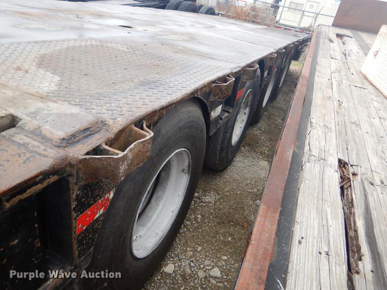 image for item ER9257 1970 Birmingham lowboy equipment trailer