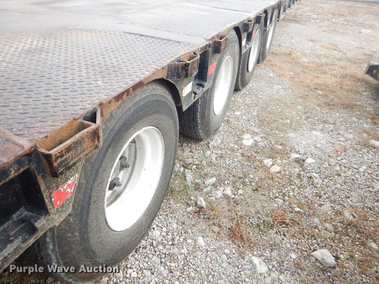 image for item ER9257 1970 Birmingham lowboy equipment trailer