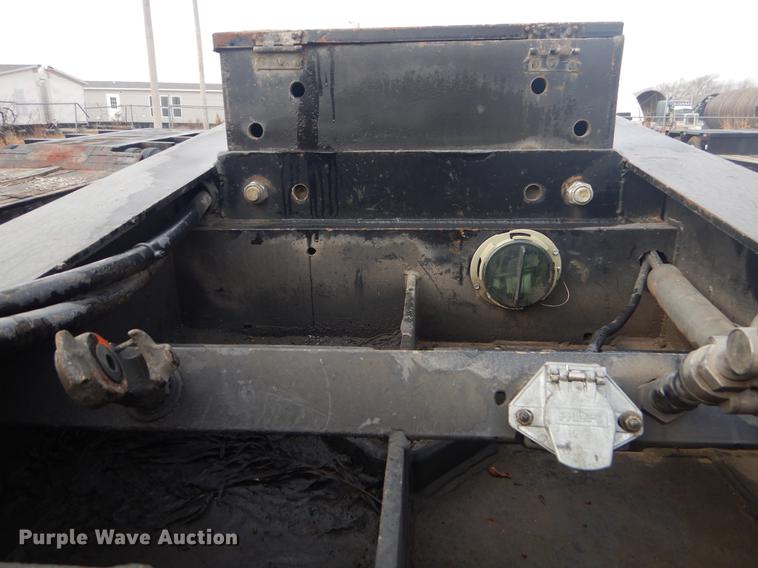 image for item ER9257 1970 Birmingham lowboy equipment trailer