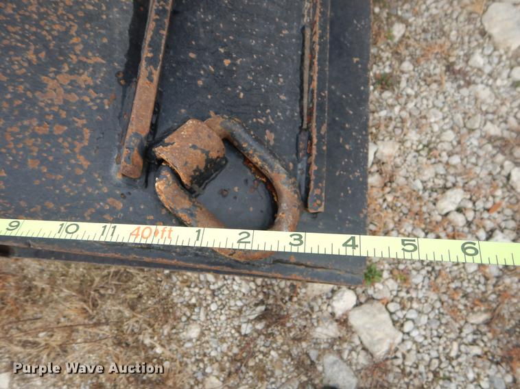 image for item ER9257 1970 Birmingham lowboy equipment trailer