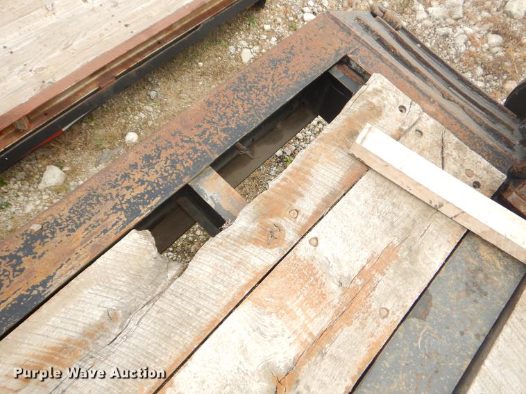 image for item ER9257 1970 Birmingham lowboy equipment trailer