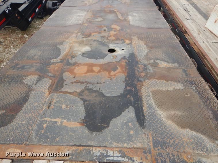 image for item ER9257 1970 Birmingham lowboy equipment trailer