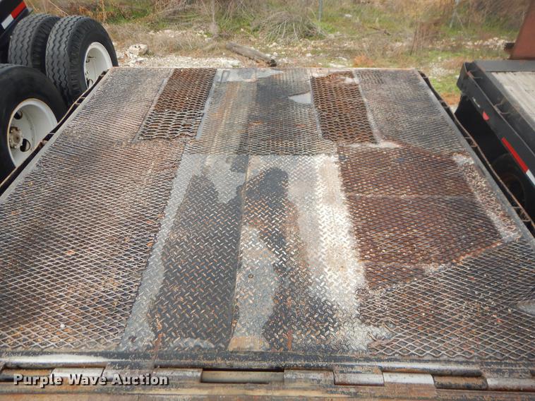 image for item ER9257 1970 Birmingham lowboy equipment trailer
