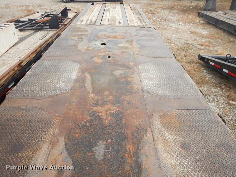 image for item ER9257 1970 Birmingham lowboy equipment trailer