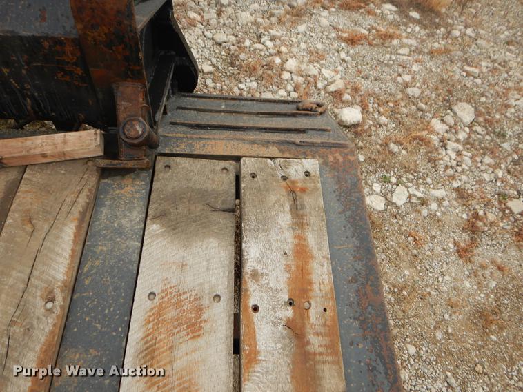 image for item ER9257 1970 Birmingham lowboy equipment trailer