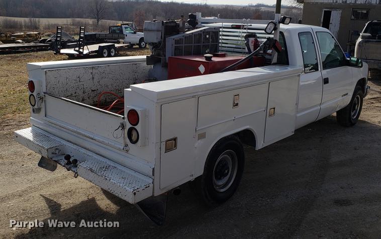 image for item AV9400 1997 Chevrolet 2500 Ext. Cab utility bed pickup truck