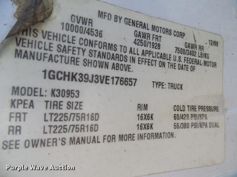 image for item DB2085 1997 Chevrolet 3500 Ext. Cab pickup truck