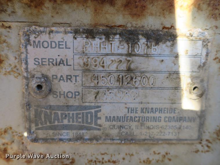 image for item DB8947 Altec PHHT-107B digger derrick bed