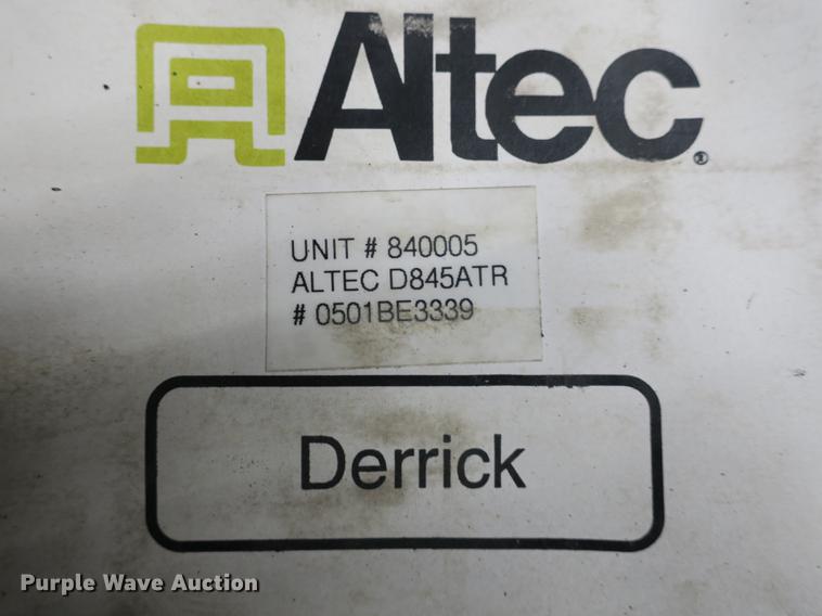 image for item DB8947 Altec PHHT-107B digger derrick bed