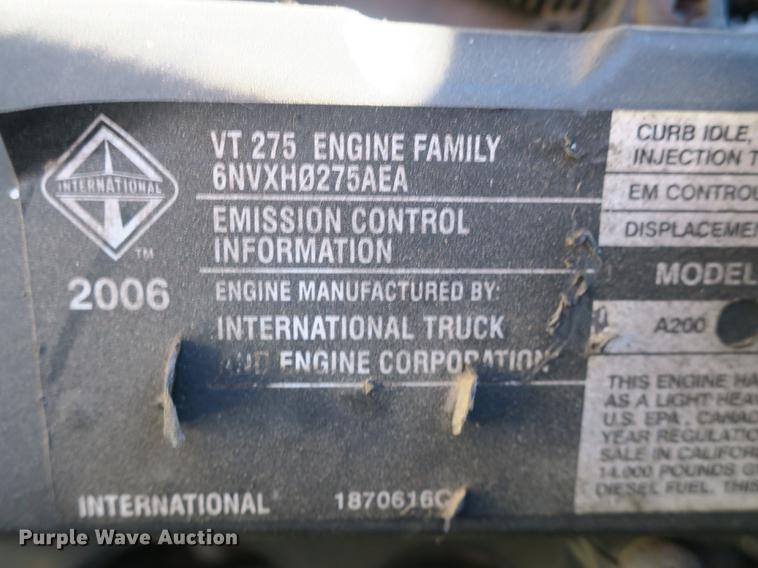 image for item DB8949 2007 Ford LCF truck cab and chassis