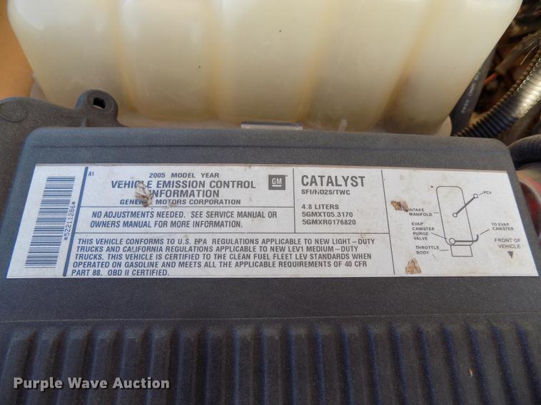 image for item DD3520 2005 GMC Sierra 1500 Ext. Cab pickup truck