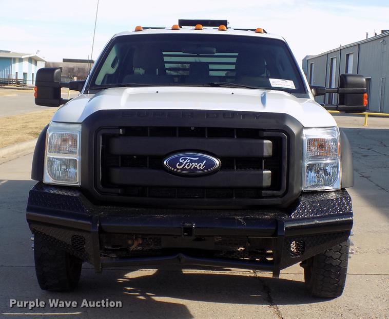 image for item DD3531 2011 Ford F450 Super Duty Crew Cab flatbed truck