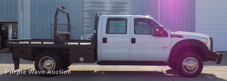 image for item DD3531 2011 Ford F450 Super Duty Crew Cab flatbed truck