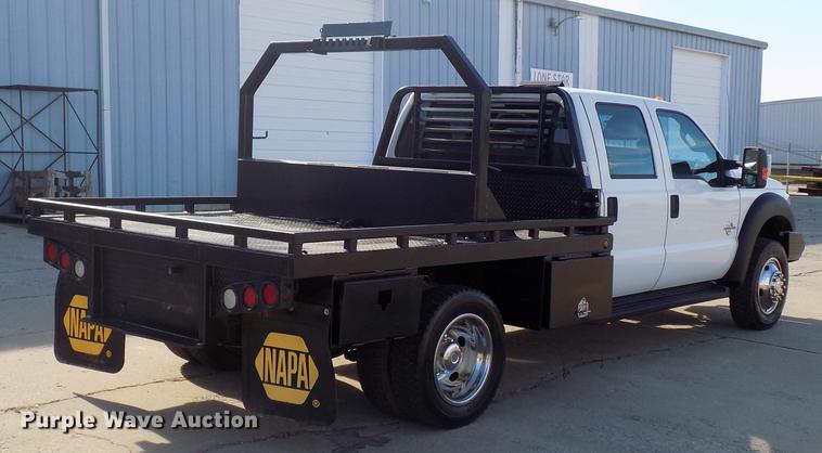image for item DD3531 2011 Ford F450 Super Duty Crew Cab flatbed truck