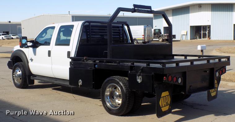 image for item DD3531 2011 Ford F450 Super Duty Crew Cab flatbed truck
