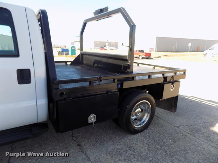 image for item DD3531 2011 Ford F450 Super Duty Crew Cab flatbed truck