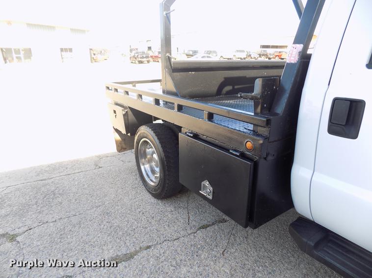 image for item DD3531 2011 Ford F450 Super Duty Crew Cab flatbed truck
