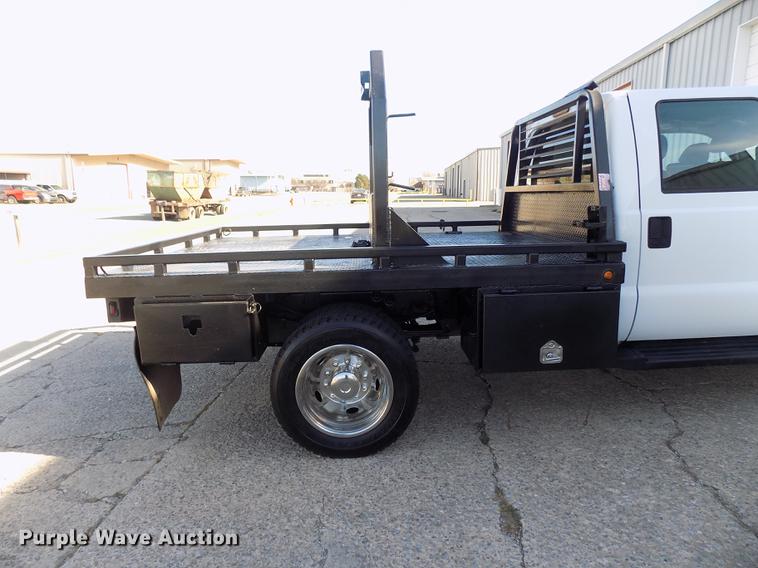 image for item DD3531 2011 Ford F450 Super Duty Crew Cab flatbed truck