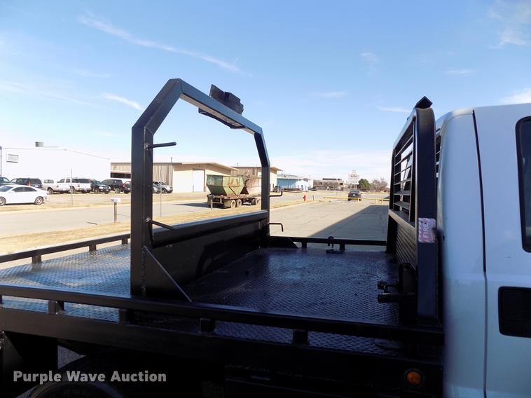 image for item DD3531 2011 Ford F450 Super Duty Crew Cab flatbed truck